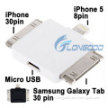 Micro USB Multi-Functional Data Sync Power Charge Adapter for iPhone